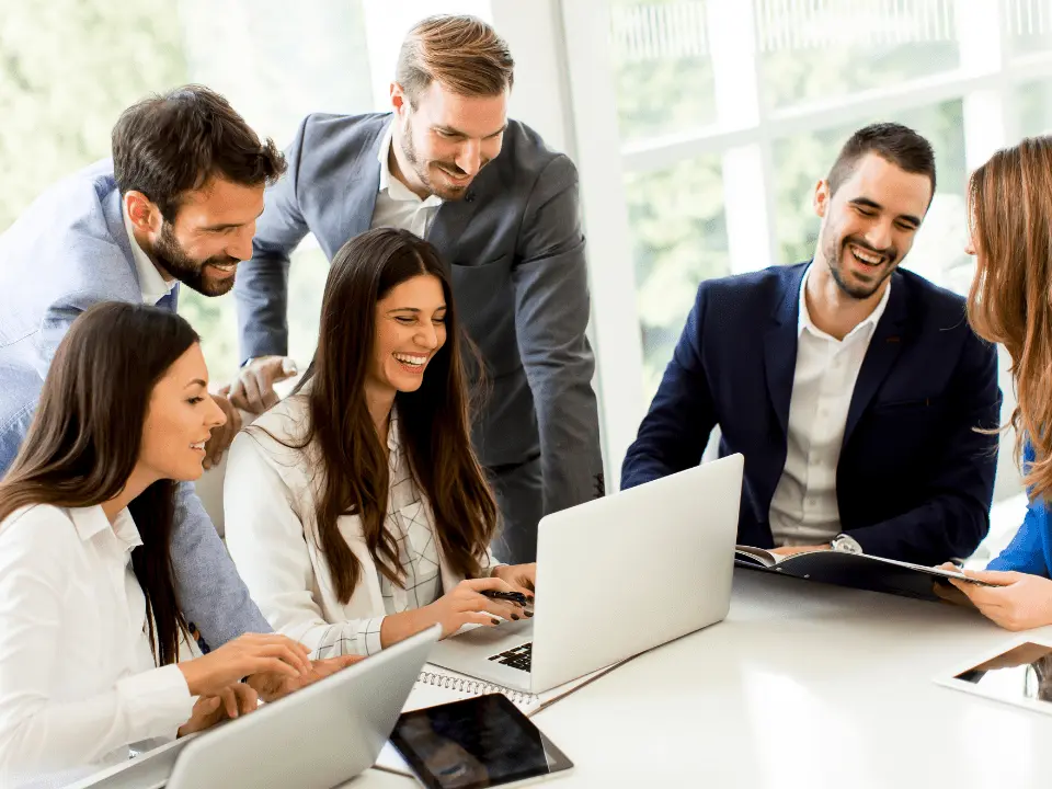 Ilustração de equipe de psicólogos